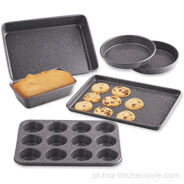 Bolo de bitola pesada/biscoito/muffin/pão conjunto de bakeware antiaderente